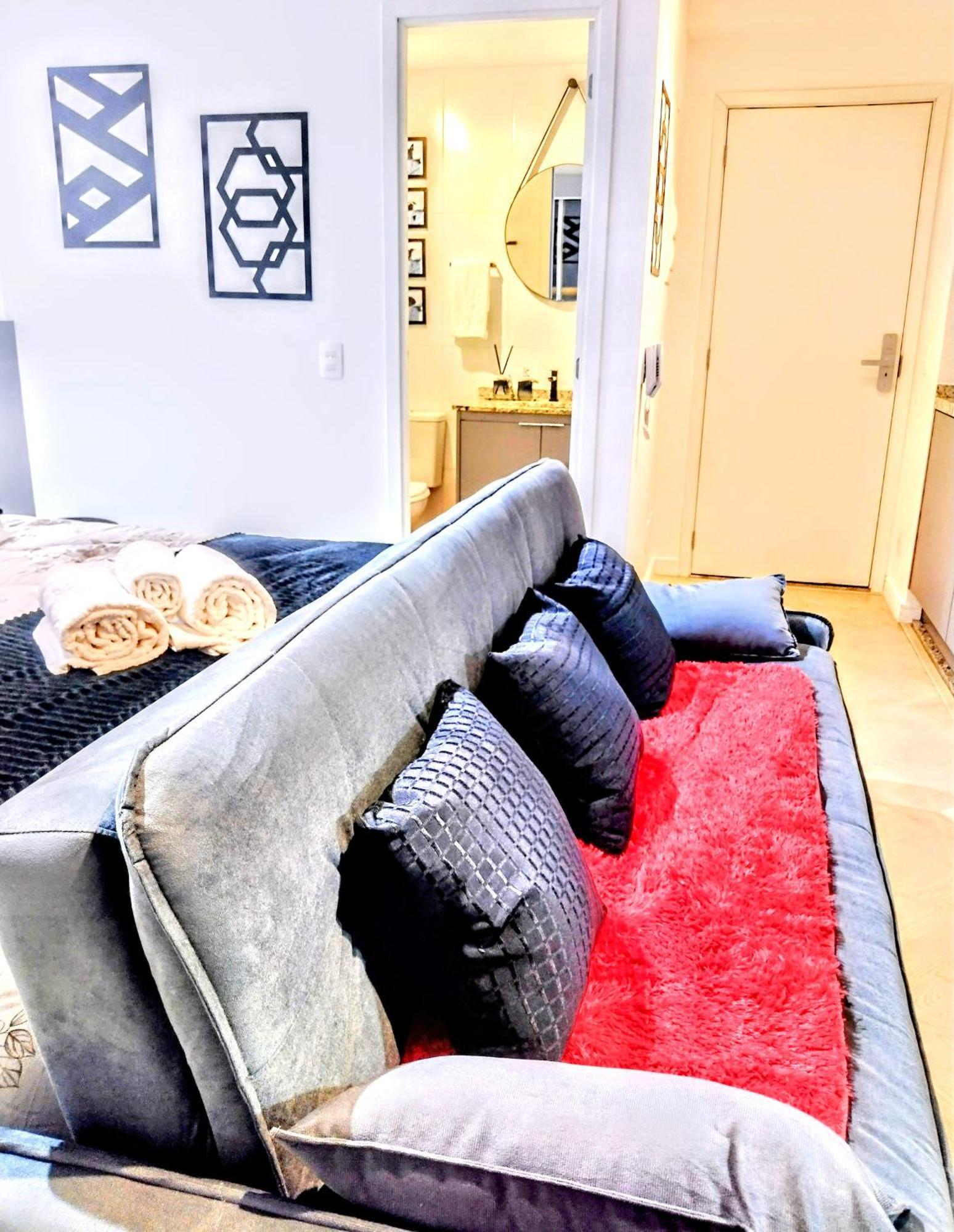 Smart Urban Deluxe Varanda - The Mob One Pinheiros - Black Edition - By Luxxor Aparthotel